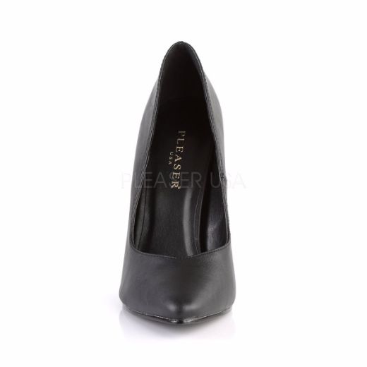 Product image of Pleaser Seduce-420V Black Faux Leather, 5 inch (12.7 cm) Heel Court Pump Shoes