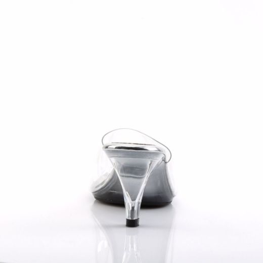 Product image of Fabulicious Belle-301 Clear/Clear, 3 inch (7.6 cm) Heel, 1/8 inch (0.3 cm) Platform