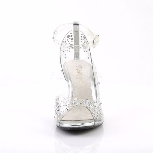 Product image of Fabulicious Belle-330Rs Clear/Clear, 3 inch (7.6 cm) Heel, 1/8 inch (0.3 cm) Platform Sandal Shoes