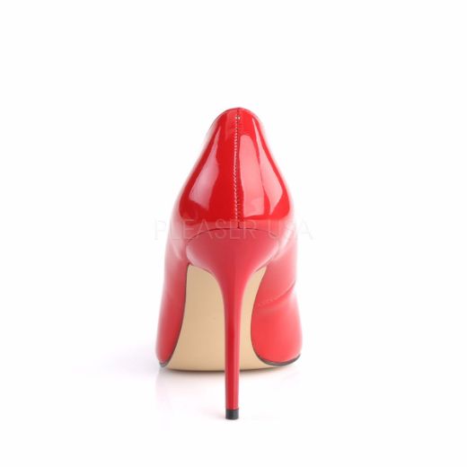 Product image of Pleaser Classique-20 Red Patent, 4 inch (10.2 cm) Heel Court Pump Shoes