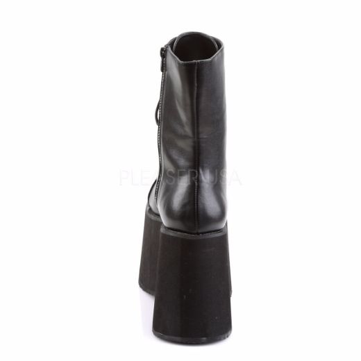Product image of Funtasma Monster-10 Black Pu, 5 inch Platform Ankle Boot