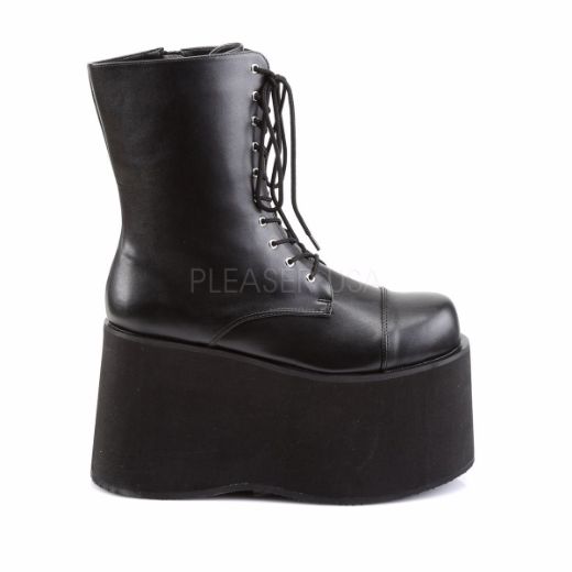 Product image of Funtasma Monster-10 Black Pu, 5 inch Platform Ankle Boot