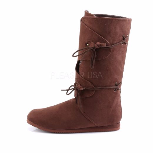 Product image of Funtasma Renaissance-100 Brown Microfiber Ankle Boot