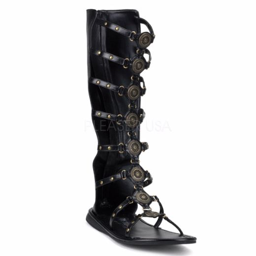 Product image of Funtasma Roman-15 Black Pu Sandal Shoes