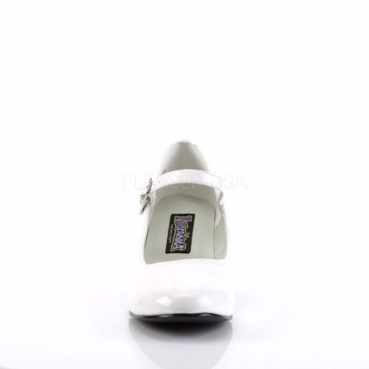 Product image of Funtasma Schoolgirl-50 White Patent, 2 inch (5.1 cm) Heel Court Pump Shoes