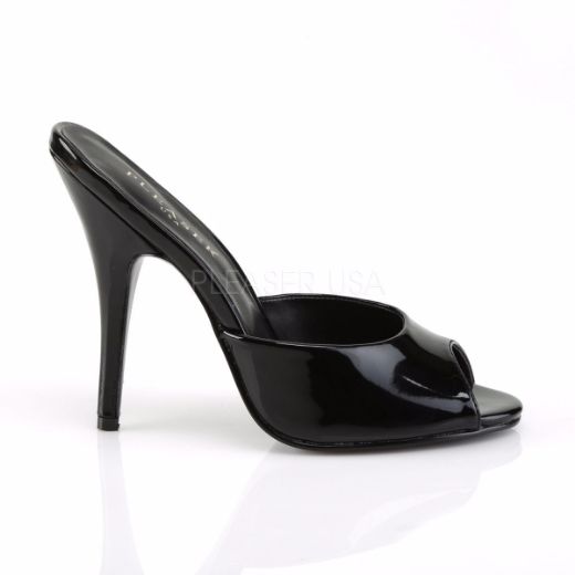 Product image of Pleaser Seduce-101 Black Patent, 5 inch (12.7 cm) Heel Slide Mule Shoes