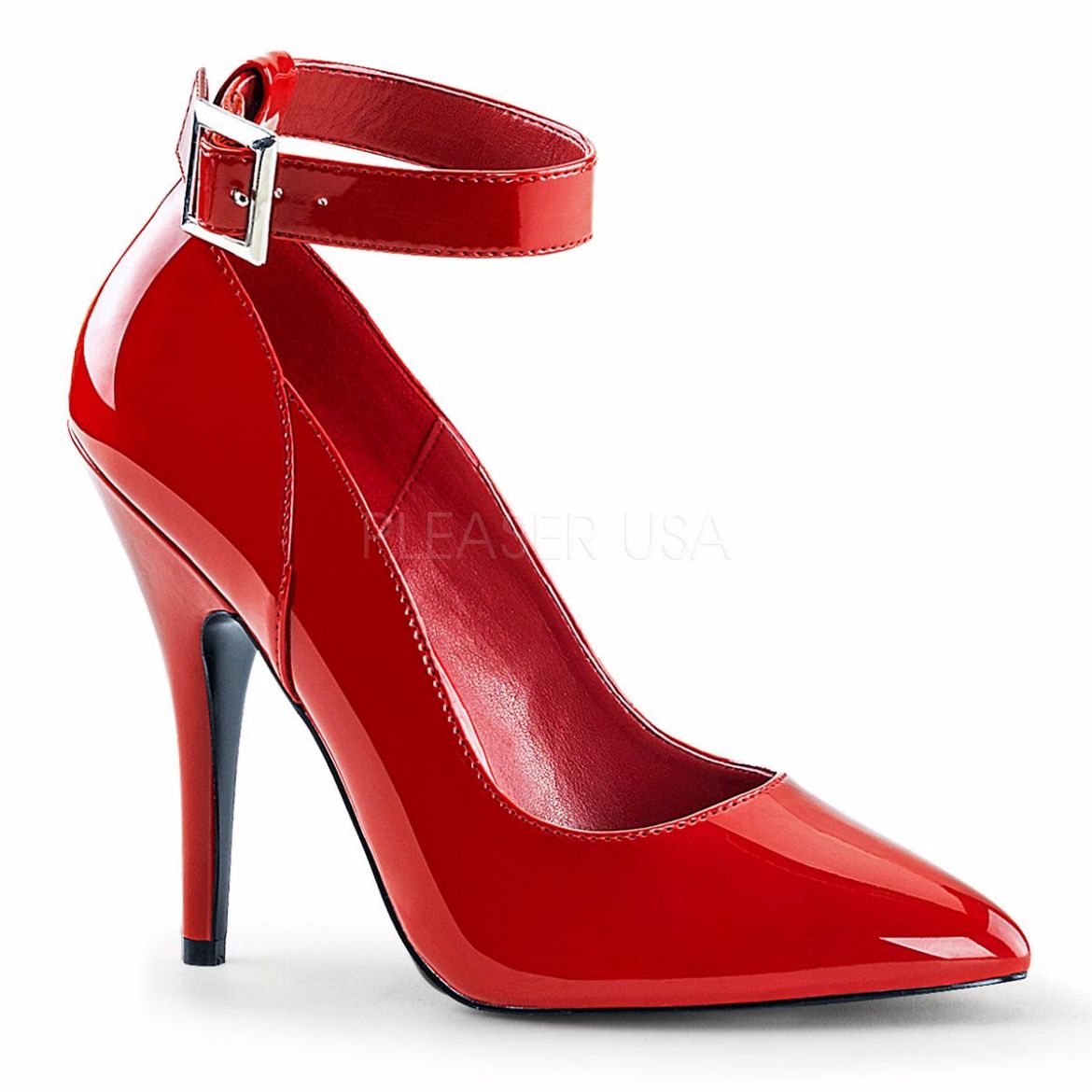 Product image of Pleaser Seduce-431 Red Patent, 5 inch (12.7 cm) Heel Court Pump Shoes