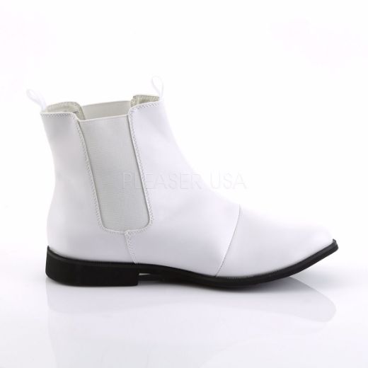 Product image of Funtasma Trooper-12 White Pu, 1 inch (2.5 cm) Flat Heel Sandal Shoes