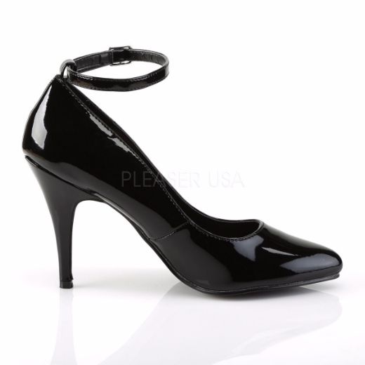 Product image of Pleaser Vanity-431 Black Patent, 4 inch (10.2 cm) Heel Court Pump Shoes