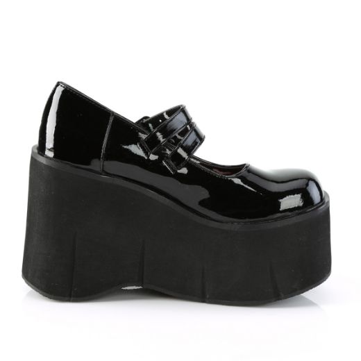 Product image of Demonia KERA-08 Black Patent 4 1/2 inch (11.4 cm) Platform Maryjane