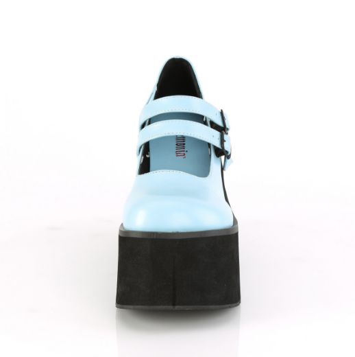 Product image of Demonia KERA-08 Baby Blue Vegan Faux Leather 4 1/2 inch (11.4 cm) Platform Maryjane