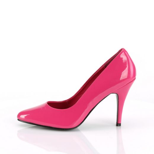 Product image of Pleaser VANITY-420 Hot Pink Patent 4 inch (10.1 cm) Heel Classic Pump Court Pump Shoes