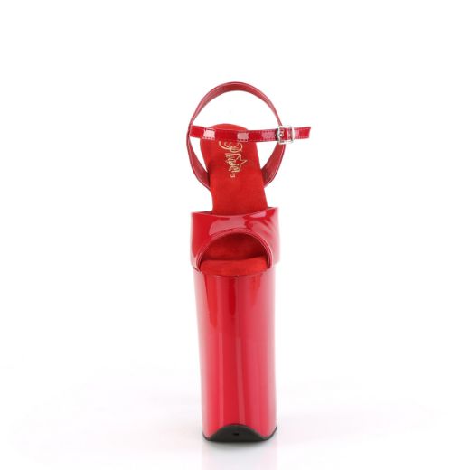 Product image of Pleaser BEYOND-009 Red Pat/Red 10 Inch Heel 6 1/4 Inch PF Ankle Strap Sandal