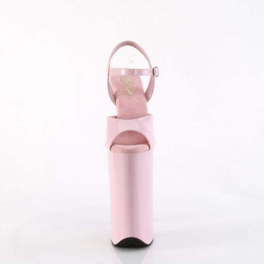 Product image of Pleaser BEYOND-009 B. Pink Pat/B. Pink 10 Inch Heel 6 1/4 Inch PF Ankle Strap Sandal
