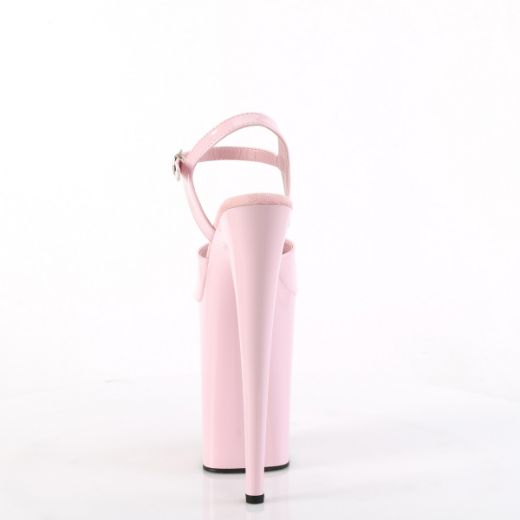 Product image of Pleaser INFINITY-909 B. Pink Pat/B. Pink 9 Inch Heel 5 1/4 Inch PF Ankle Strap Sandal