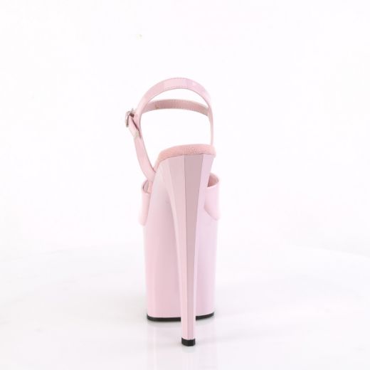 Product image of Pleaser ENCHANT-709 B. Pink Pat/B. Pink 7 1/2 Inch Heel 3 1/2 Inch PF Ankle Strap Sandal