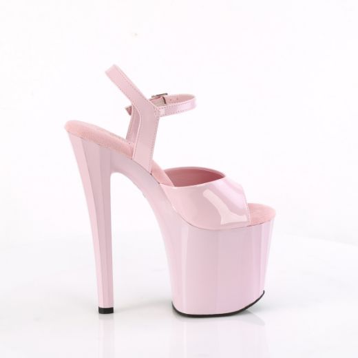 Product image of Pleaser ENCHANT-709 B. Pink Pat/B. Pink 7 1/2 Inch Heel 3 1/2 Inch PF Ankle Strap Sandal
