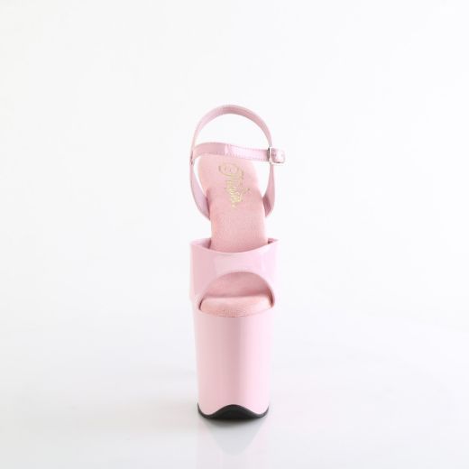 Product image of Pleaser FLAMINGO-809 B. Pink Pat/B. Pink 8 Inch Heel 4 Inch PF Ankle Strap Sandal