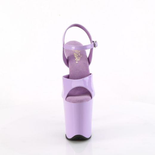 Product image of Pleaser FLAMINGO-809 Lavender Pat/Lavender 8 Inch Heel 4 Inch PF Ankle Strap Sandal