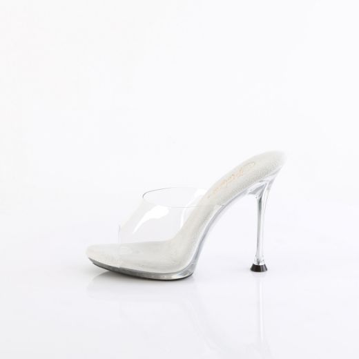 Product image of Fabulicious CUPID-401 Clr/Clr 4 1/2 Inch Heel 2/5 Inch PF Slide