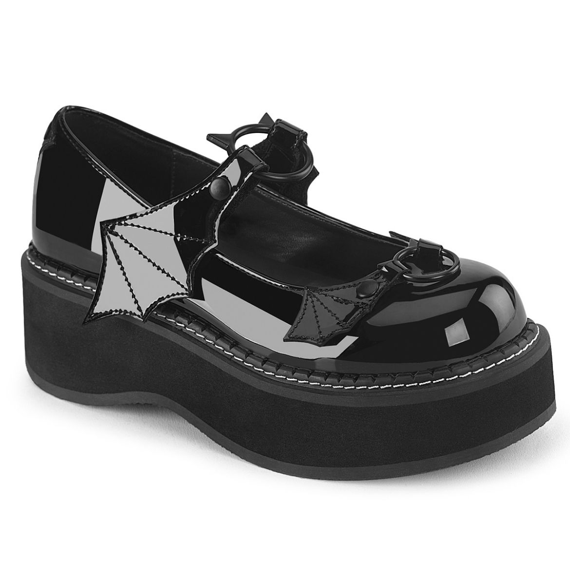 Product image of Demoniacult EMILY-23 Blk Pat 2 Inch Platform Maryjane