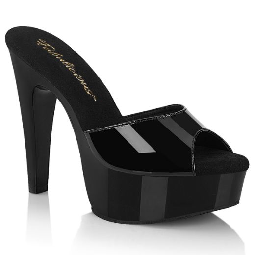 Product image of Fabulicious MARTINI-501 Blk Pat/Blk 5 Inch Heel 1 3/4 Inch PF Slide