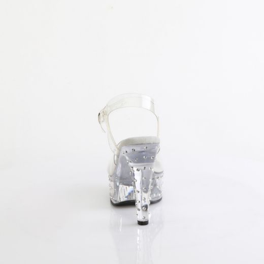 Product image of Fabulicious MARTINI-508SDT Clr/Clr 5 Inch Heel 1 3/4 Inch PF Ankle Strap Sandal