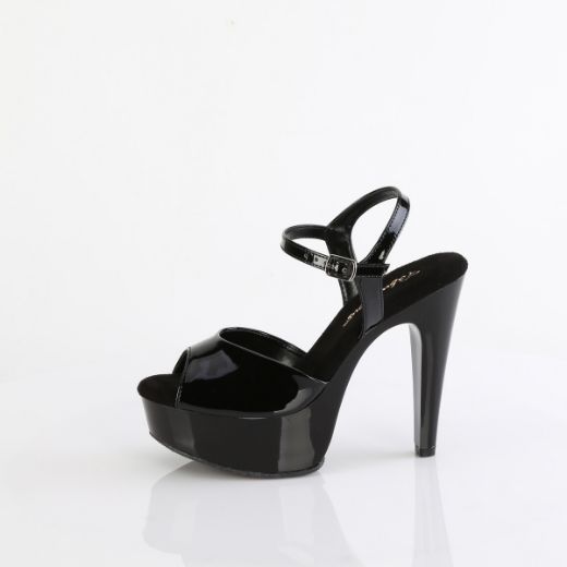 Product image of Fabulicious MARTINI-509 Blk Pat/Blk 5 Inch Heel 1 3/4 Inch PF Ankle Strap Sandal