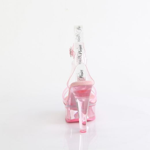 Product image of Fabulicious MARTINI-505 B. Pink/Pink Tinted 5 Inch Heel 1 3/4 Inch PF Wrap Around Ankle Strap Sandal