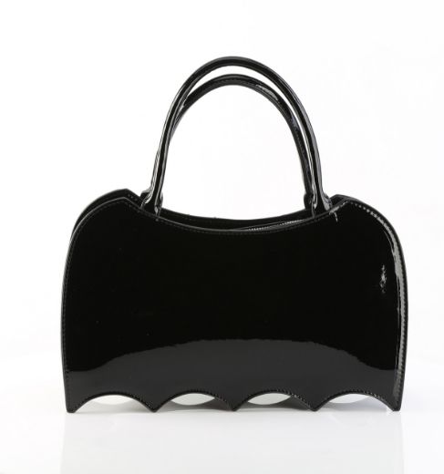 Product image of Demoniacult HB-115 Blk Patent Patent Bat Shaped Handbag 20x33x13 cm