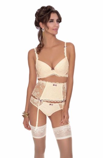 Product image of Pleaser SKY-308PREM-RSNT Clr TPU-Slv RS/Slv SRS 7 Inch Heel 2 3/4 Inch PF Rhinestone Net Ankle Strap Sandal